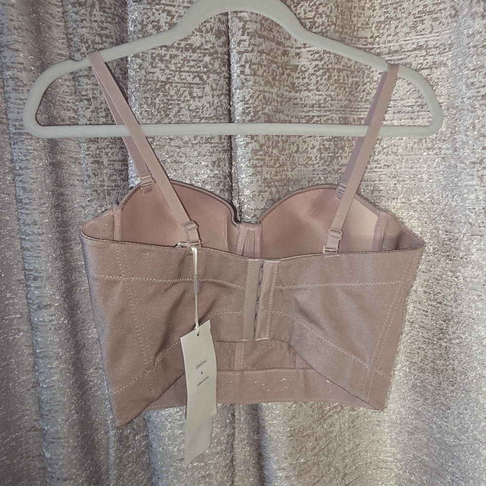 Glamorous Pink Rhinestone Bustier - Picture 6 of 8